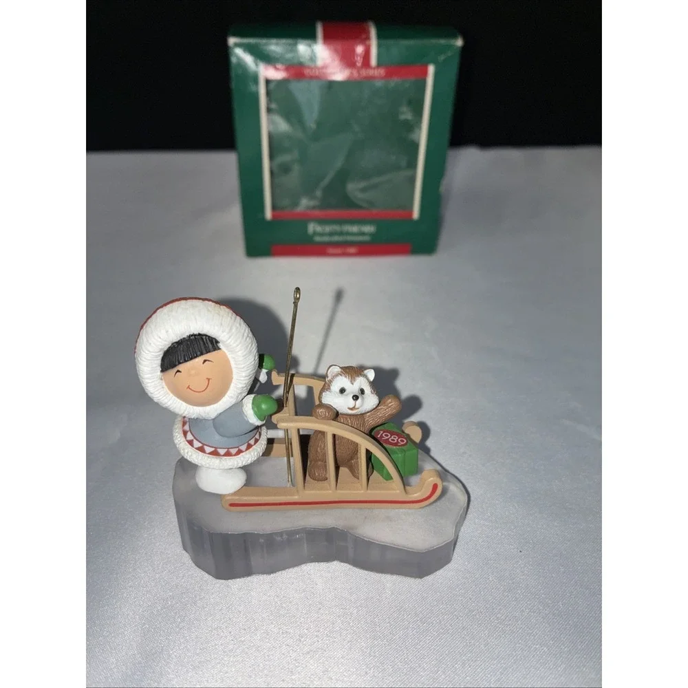 Vintage 1989 Hallmark Frosty Friends Christmas Ornament 10th In Series QX457-2